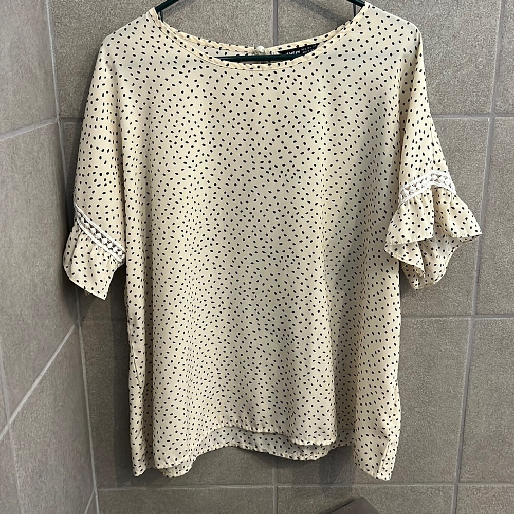 Polkadot, sheen shirt